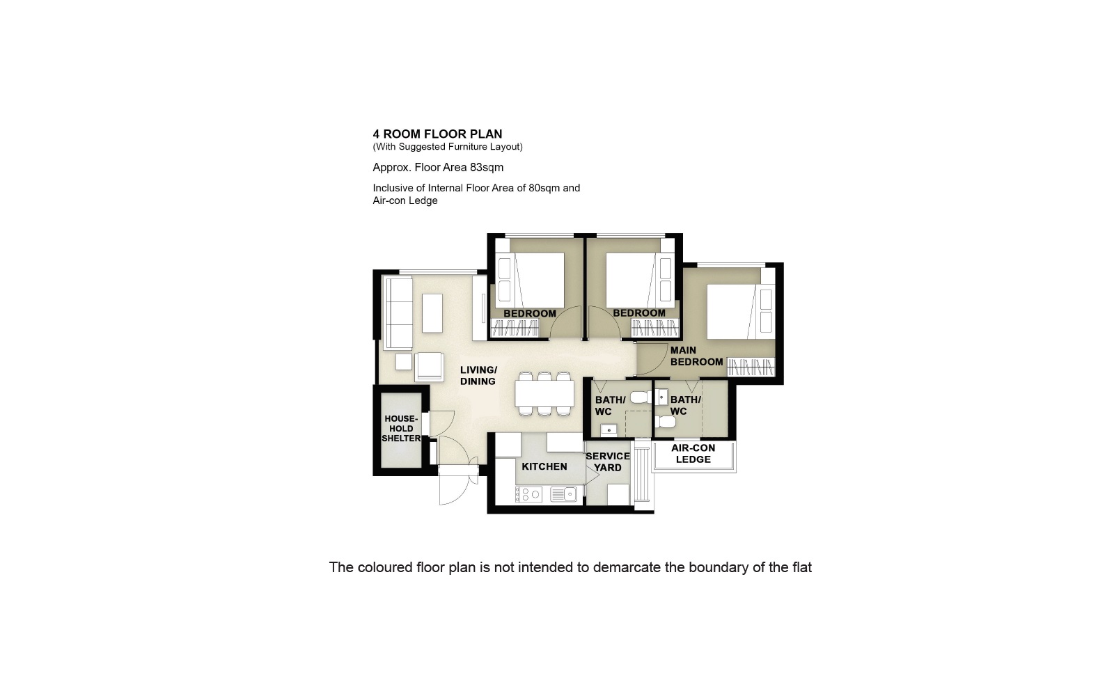 Pine Ville @ AMK - 4-room_02 Floor Plan