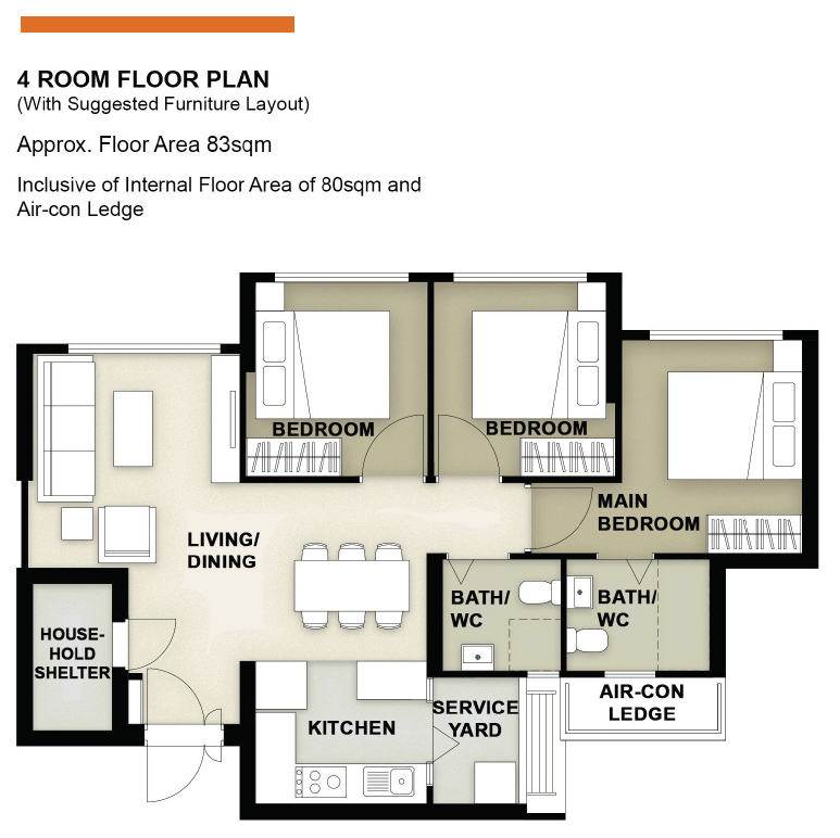 Pine Ville @ AMK 83sqm
